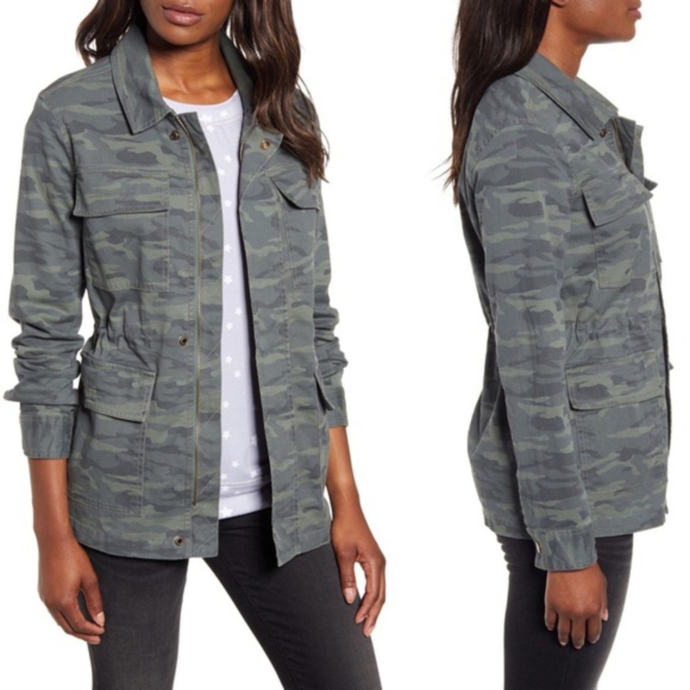 Caslon Olive Camo Jacket